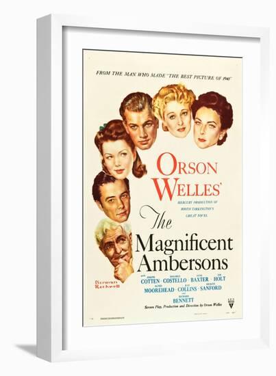 The Magnificent Ambersons-null-Framed Art Print