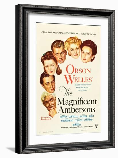 The Magnificent Ambersons-null-Framed Art Print