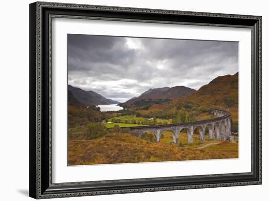 The Magnificent Glenfinnan Viaduct in the Scottish Highlands, Argyll and Bute, Scotland, UK-Julian Elliott-Framed Photographic Print