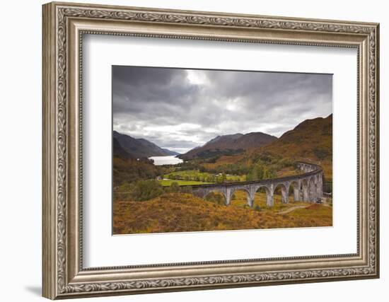 The Magnificent Glenfinnan Viaduct in the Scottish Highlands, Argyll and Bute, Scotland, UK-Julian Elliott-Framed Photographic Print