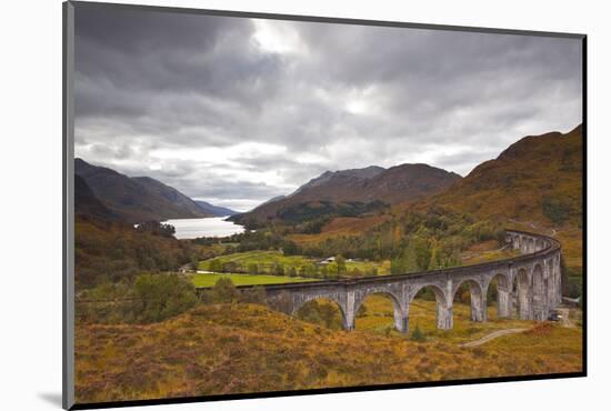 The Magnificent Glenfinnan Viaduct in the Scottish Highlands, Argyll and Bute, Scotland, UK-Julian Elliott-Mounted Photographic Print