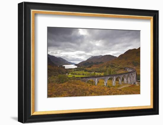 The Magnificent Glenfinnan Viaduct in the Scottish Highlands, Argyll and Bute, Scotland, UK-Julian Elliott-Framed Photographic Print