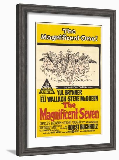 The Magnificent Seven, 1960-null-Framed Art Print