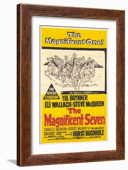 The Magnificent Seven, 1960-null-Framed Art Print