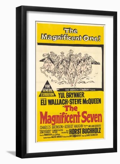 The Magnificent Seven, 1960-null-Framed Art Print