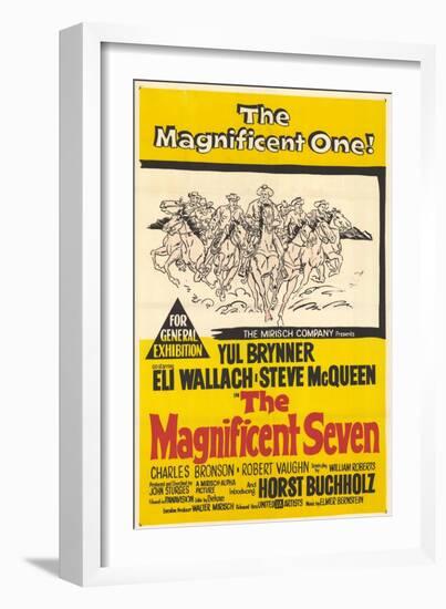 The Magnificent Seven, 1960-null-Framed Art Print