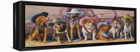 The Magnificent Seven-Bryan Moon-Framed Stretched Canvas