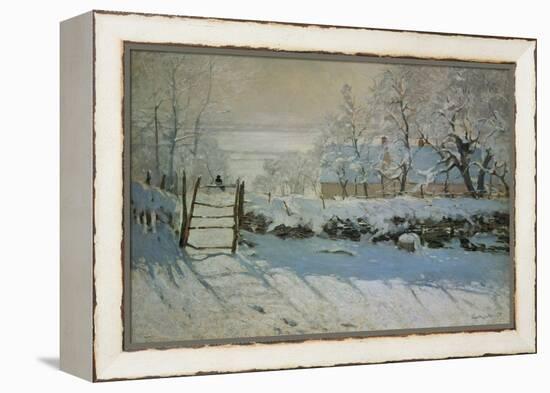 The Magpie, 1868/69-Claude Monet-Framed Premier Image Canvas