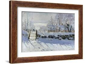 The Magpie, 1869-Claude Monet-Framed Giclee Print