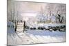 The Magpie, 1869-Claude Monet-Mounted Giclee Print