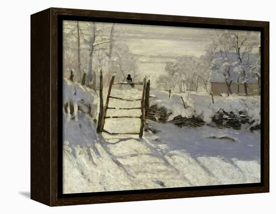 The Magpie, c.1869-Claude Monet-Framed Premier Image Canvas