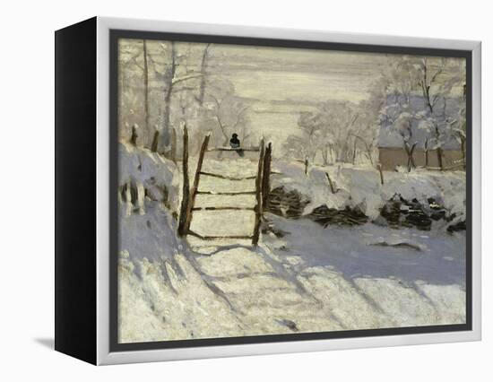 The Magpie, c.1869-Claude Monet-Framed Premier Image Canvas