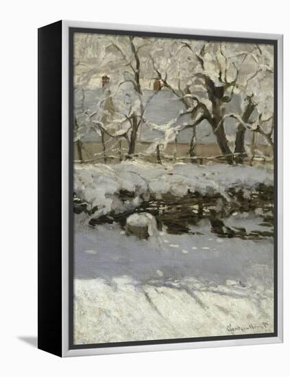 The Magpie, c.1869-Claude Monet-Framed Premier Image Canvas