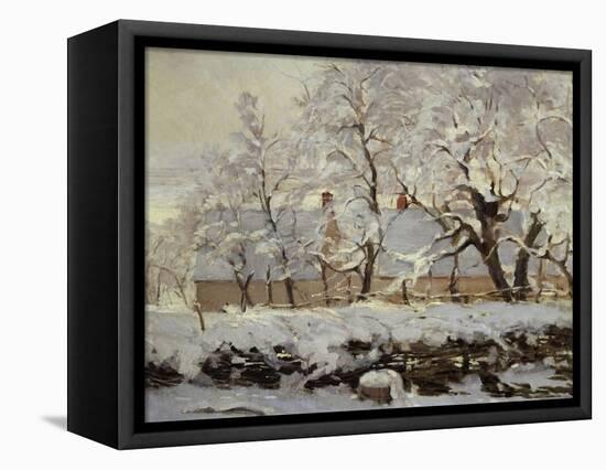 The Magpie, c.1869-Claude Monet-Framed Premier Image Canvas