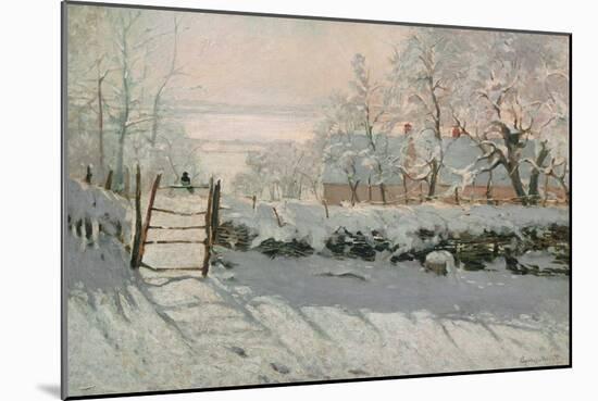 The Magpie, Etretat, Winter 1868-69-Claude Monet-Mounted Giclee Print