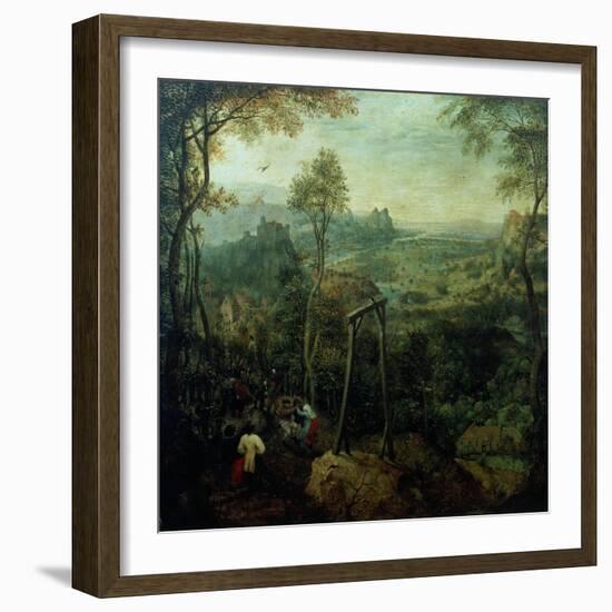 The Magpie on the Gallows, 1568-Pieter Bruegel the Elder-Framed Giclee Print