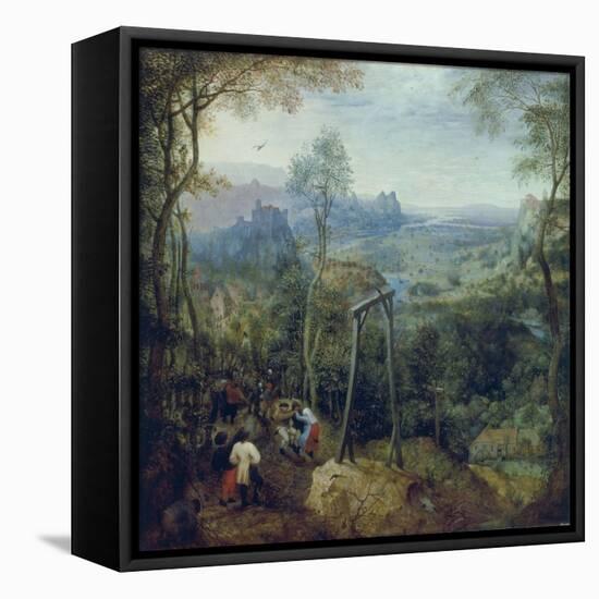 The Magpie on the Gallows, 1568-Pieter Bruegel the Elder-Framed Premier Image Canvas