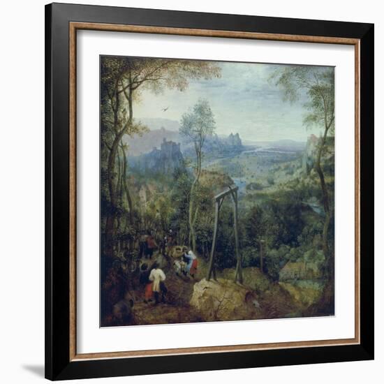 The Magpie on the Gallows, 1568-Pieter Bruegel the Elder-Framed Giclee Print