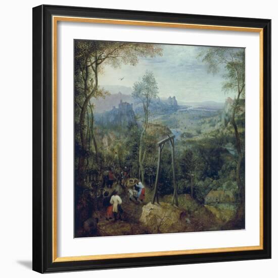 The Magpie on the Gallows, 1568-Pieter Bruegel the Elder-Framed Giclee Print