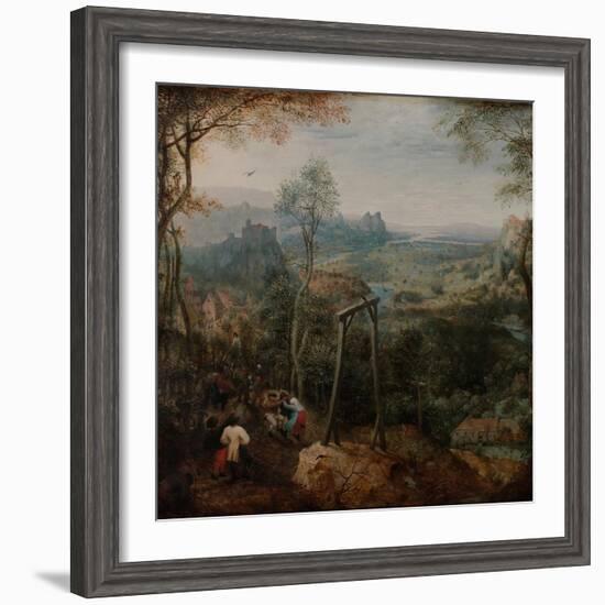 The Magpie on the Gallows-Pieter Bruegel the Elder-Framed Giclee Print