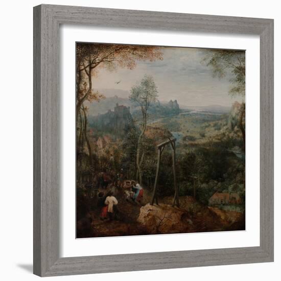 The Magpie on the Gallows-Pieter Bruegel the Elder-Framed Giclee Print