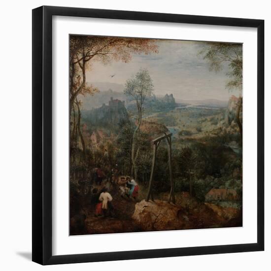 The Magpie on the Gallows-Pieter Bruegel the Elder-Framed Giclee Print