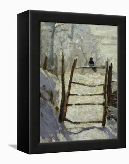 The Magpie-Claude Monet-Framed Premier Image Canvas