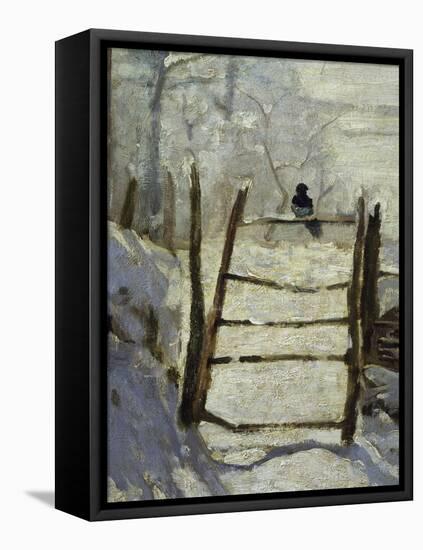 The Magpie-Claude Monet-Framed Premier Image Canvas
