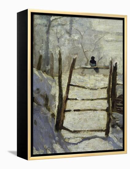 The Magpie-Claude Monet-Framed Premier Image Canvas