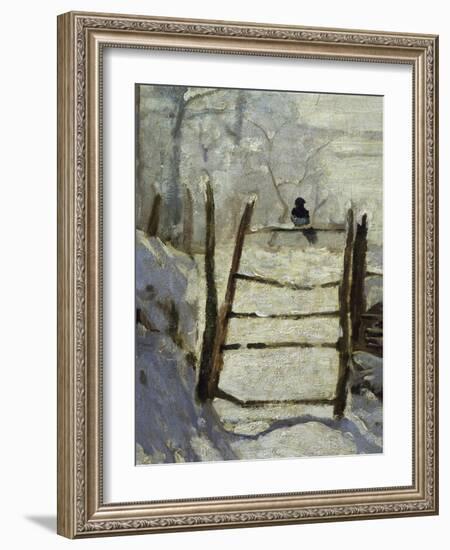 The Magpie-Claude Monet-Framed Giclee Print