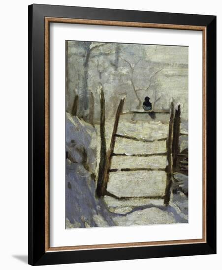 The Magpie-Claude Monet-Framed Giclee Print