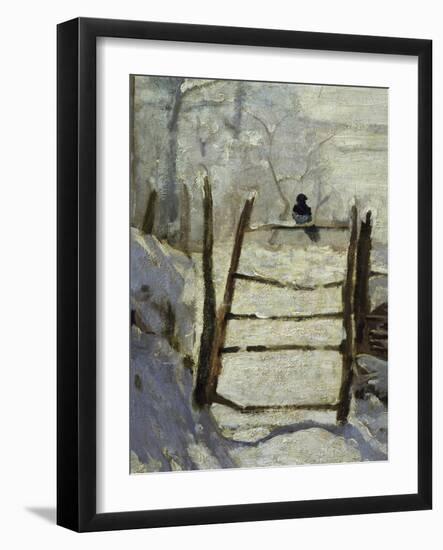 The Magpie-Claude Monet-Framed Giclee Print