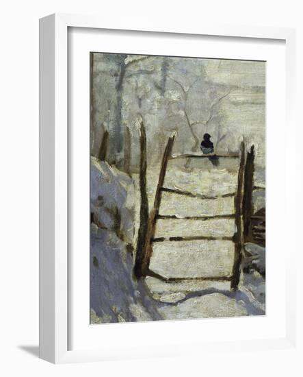 The Magpie-Claude Monet-Framed Giclee Print