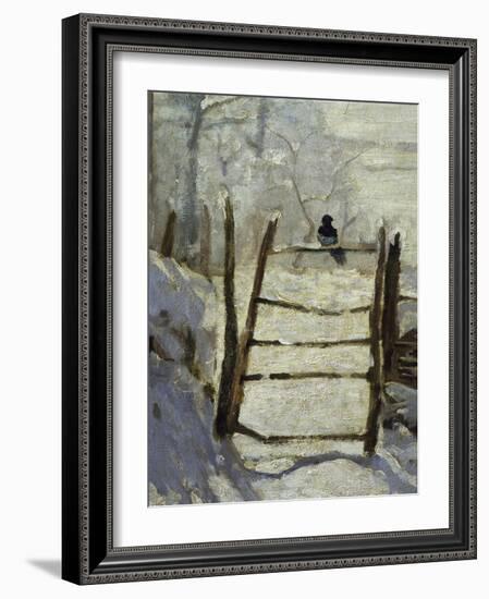 The Magpie-Claude Monet-Framed Giclee Print