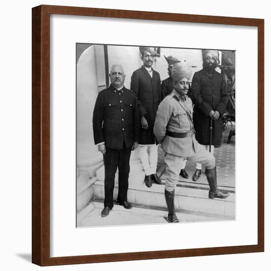 The Maharaja of Gwalior at Home, Madhya Pradesh, India, C1900s-Underwood & Underwood-Framed Photographic Print