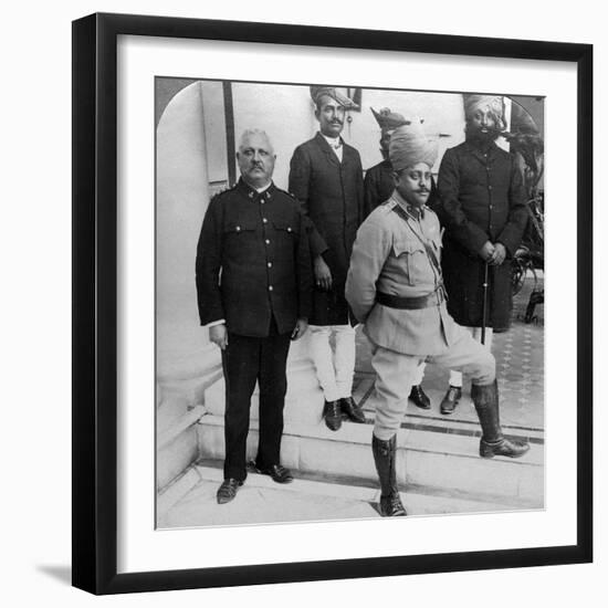 The Maharaja of Gwalior at Home, Madhya Pradesh, India, C1900s-Underwood & Underwood-Framed Photographic Print