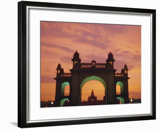 The Maharaja's Palace, Mysore, Karnataka State, India-Charles Bowman-Framed Photographic Print