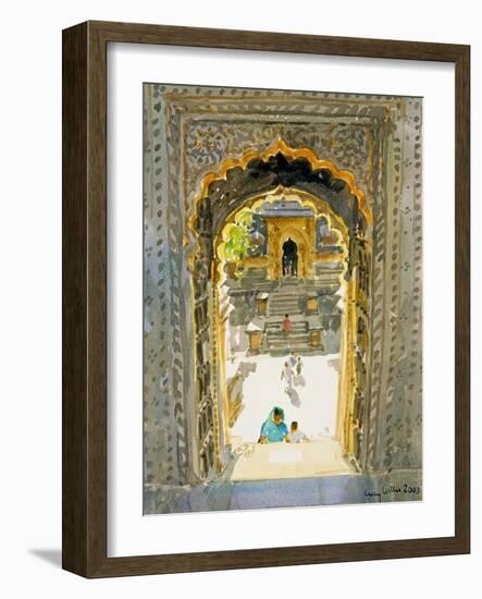 The Maheshwar Temple, 2003-Lucy Willis-Framed Giclee Print