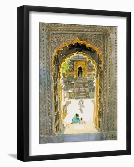 The Maheshwar Temple, 2003-Lucy Willis-Framed Giclee Print