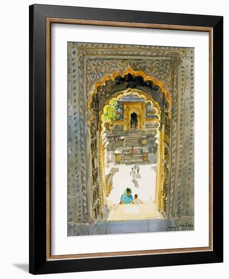 The Maheshwar Temple, 2003-Lucy Willis-Framed Giclee Print