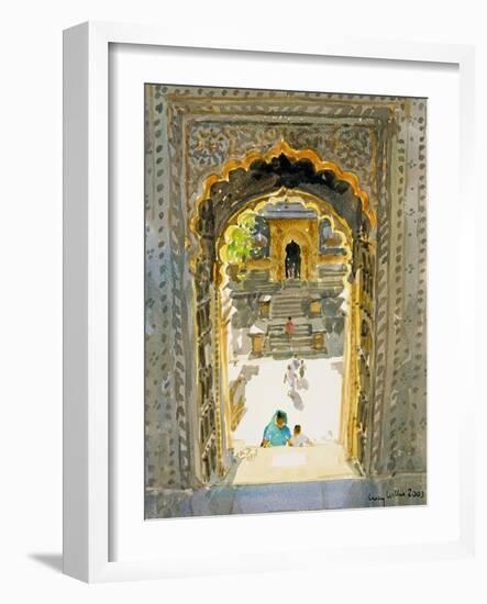 The Maheshwar Temple, 2003-Lucy Willis-Framed Giclee Print