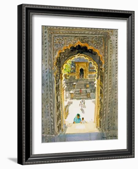 The Maheshwar Temple, 2003-Lucy Willis-Framed Giclee Print