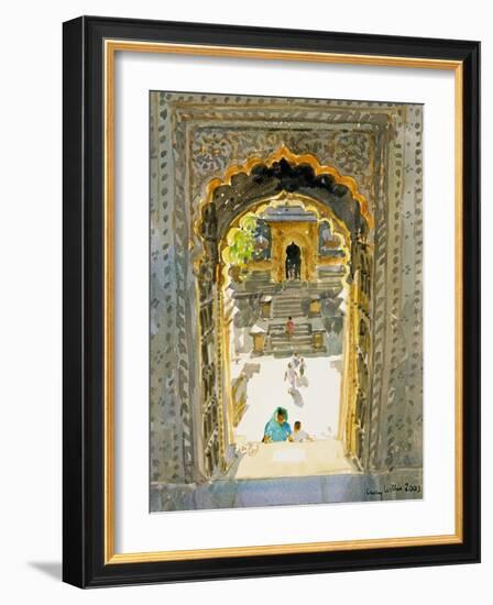 The Maheshwar Temple, 2003-Lucy Willis-Framed Giclee Print