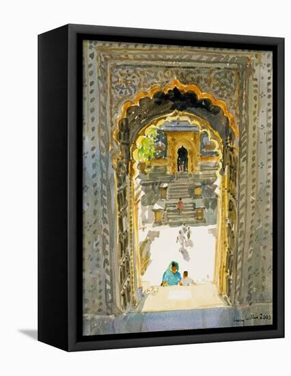 The Maheshwar Temple, 2003-Lucy Willis-Framed Premier Image Canvas