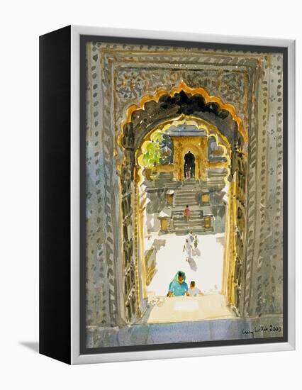 The Maheshwar Temple, 2003-Lucy Willis-Framed Premier Image Canvas