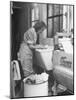 The Maid Doing the Family's Weekly Laundry-Nina Leen-Mounted Photographic Print