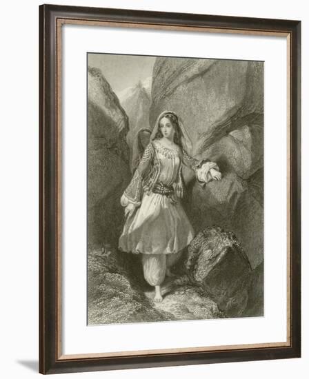 The Maiden of the Cave-Henry Corbould-Framed Giclee Print