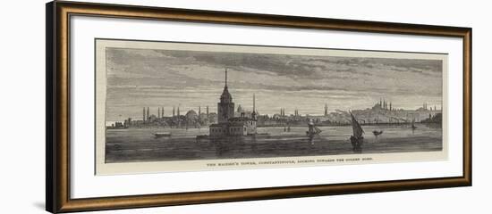 The Maiden's Tower, Constantinople, Looking Towards the Golden Horn-null-Framed Giclee Print