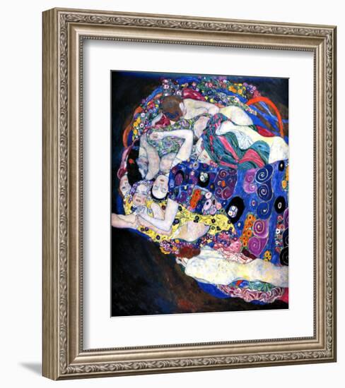 The Maiden-Gustav Klimt-Framed Giclee Print