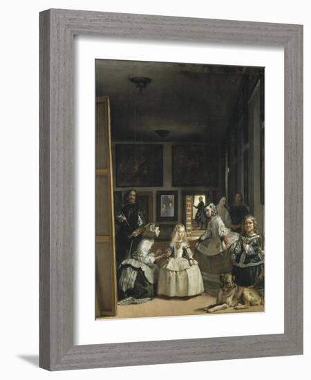 The Maids of Honour (Las Menina), 1656-Diego Velazquez-Framed Giclee Print